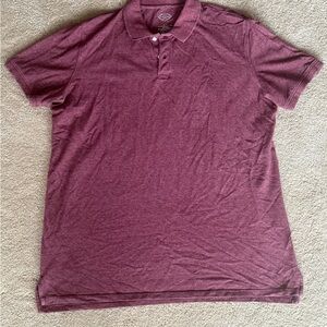 St. John's Bay Burgundy Polo Shirt